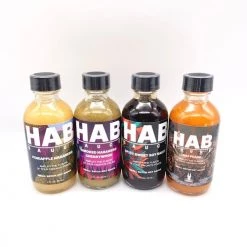 HAB Sauce Food Mixed 4-Pack 2oz Hot Sauce Gift Box
