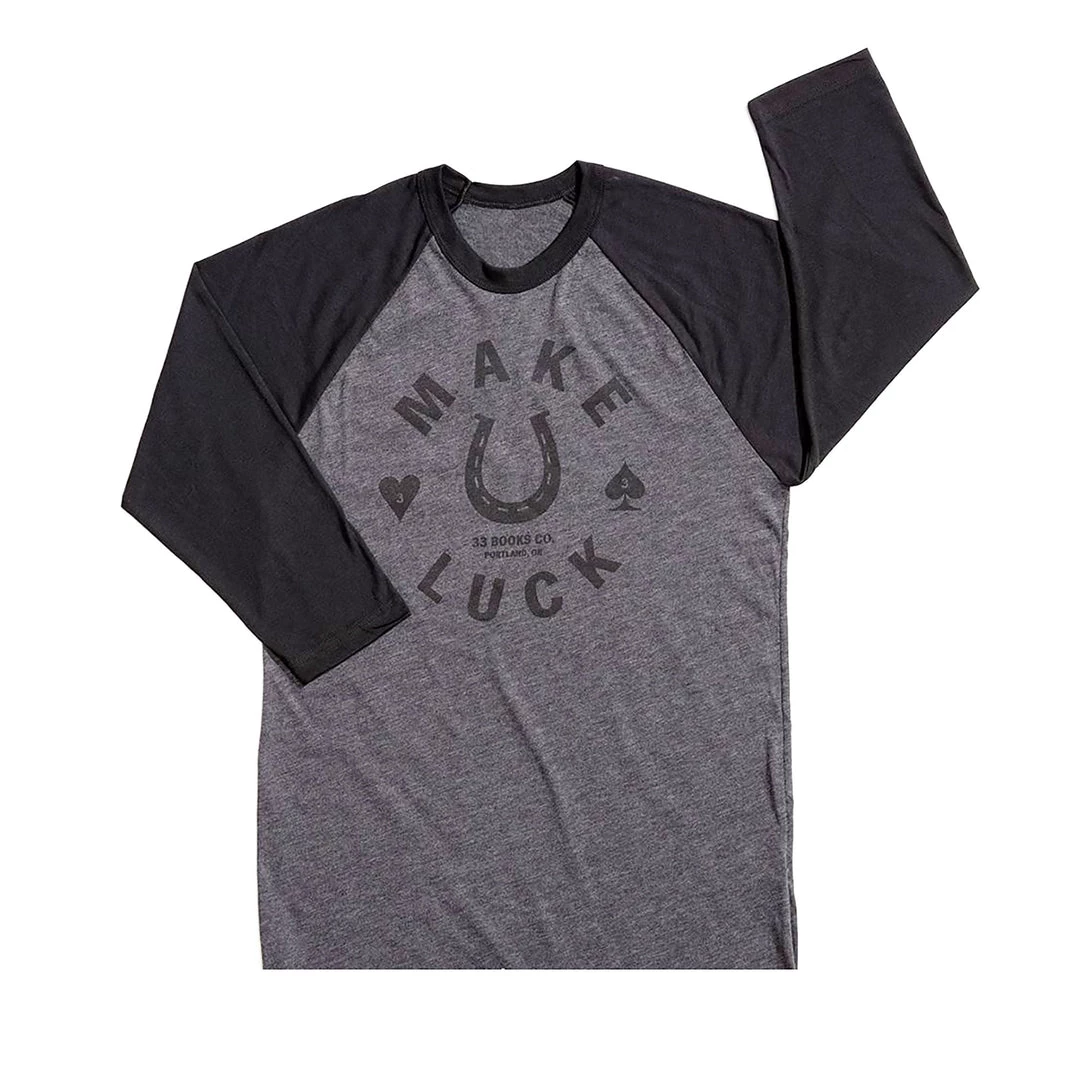 33 Books Co. Apparel Make Luck Ringer Shirt