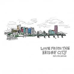 ARTjaden Love From The Bridge City Card For Grads