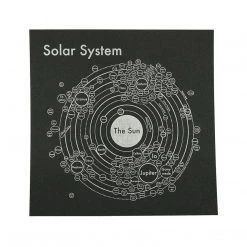 Archie's Press Solar System Map Print