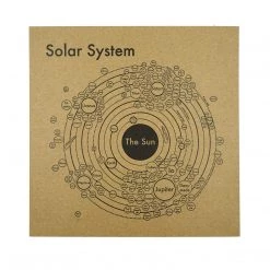 Archie's Press Solar System Map Print