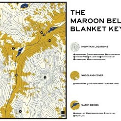 The Maroon Bells Blanket By North Drinkware