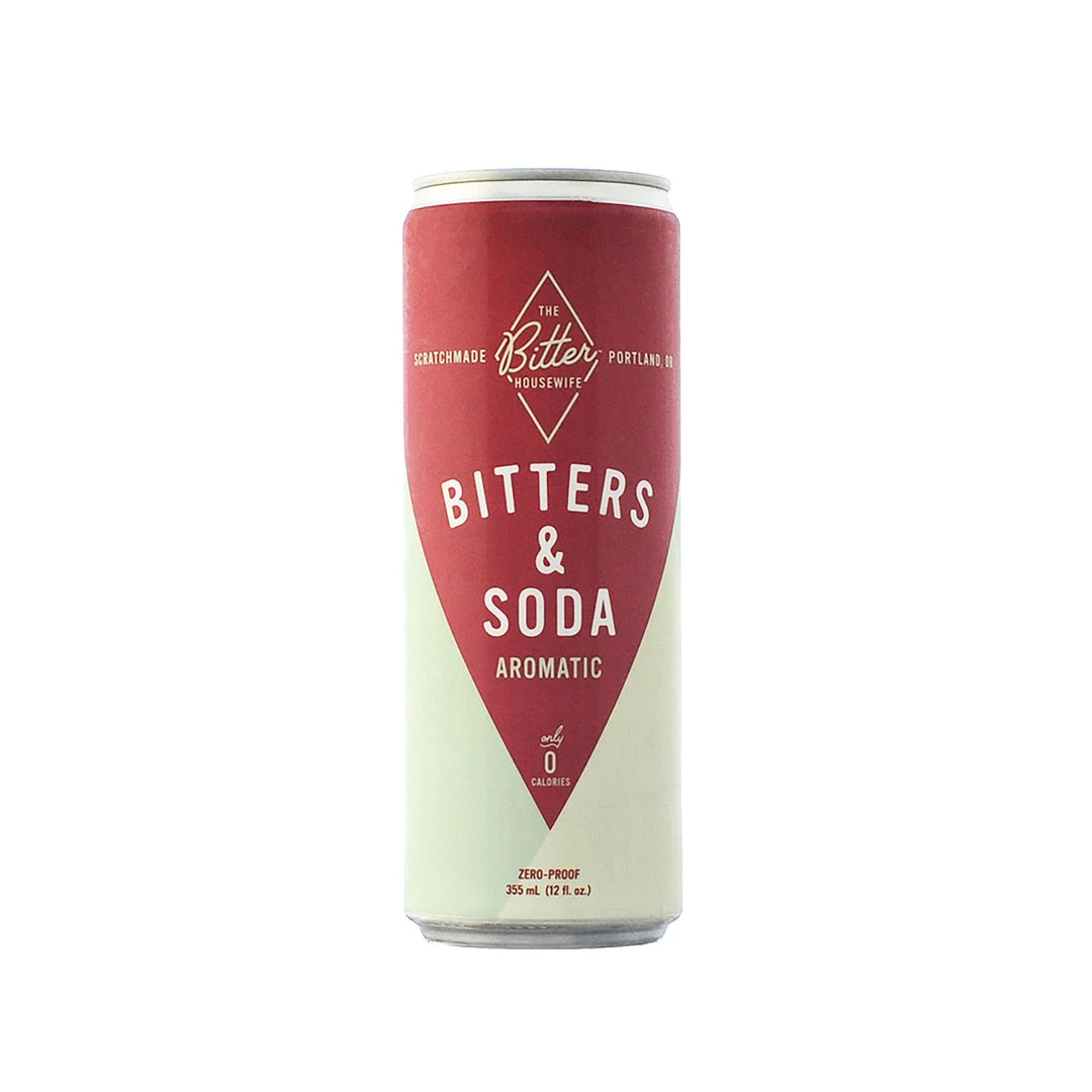 The Bitter Housewife Beverages Aromatic Bitters & Soda Single Can