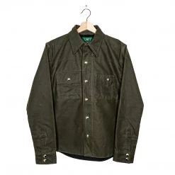 Black Bear Brand Wax Canvas Shirt Jacket
