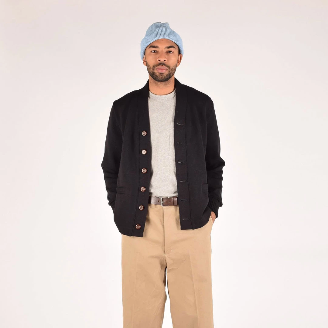 Dehen 1920 Classic Cardigan Black Apparel