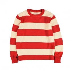 Dehen 1920 Apparel Striped Naval Crew 2.0