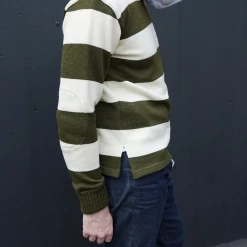 Dehen 1920 Apparel Striped Naval Crew 2.0