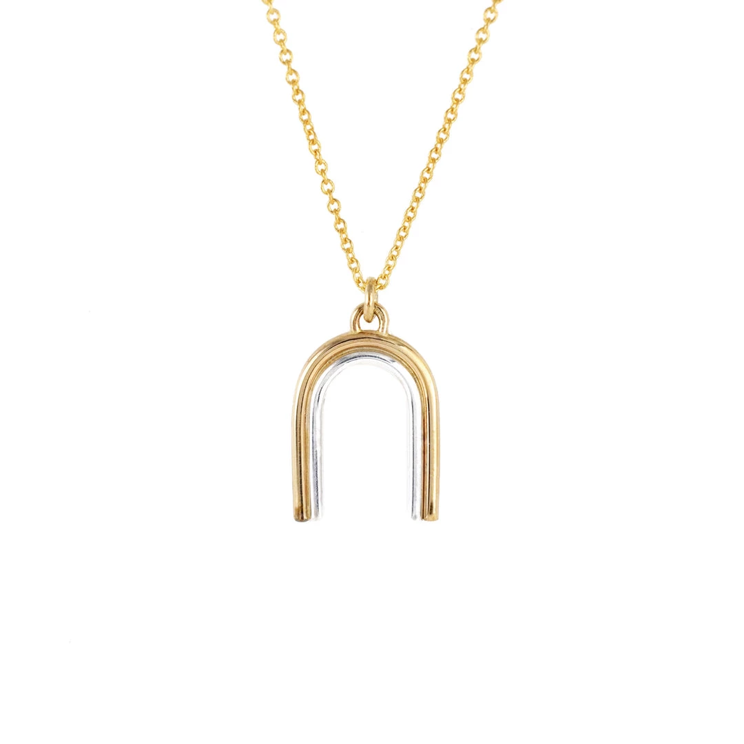 Emma Brooke Jewelry Arcos Two Tone Necklace
