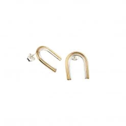 Emma Brooke Jewelry Arcos Two Tone Studs