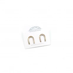 Emma Brooke Jewelry Arcos Two Tone Studs