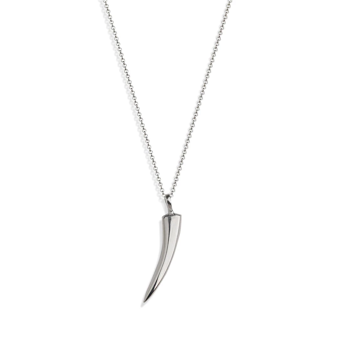 Fang Necklace 18" Sterling Silver By Kate Slater Jewelry