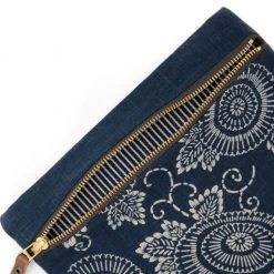 Kiriko Accessories Large Flat Zipper Pouch