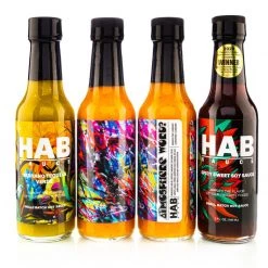 HAB Sauce Habanero Hot Sauces 5oz Food