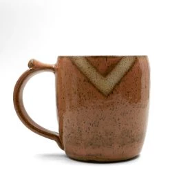 Speckled Mug W/ V By Terra Noir
