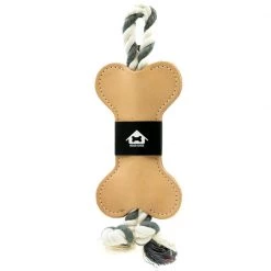 Veg Tan Leather Tug Toy By House Dogge Support Minority Owned Businesses