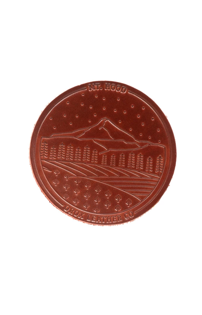 Orox Leather Co. Oregon Mt. Hood Travel Coaster Best Sellers