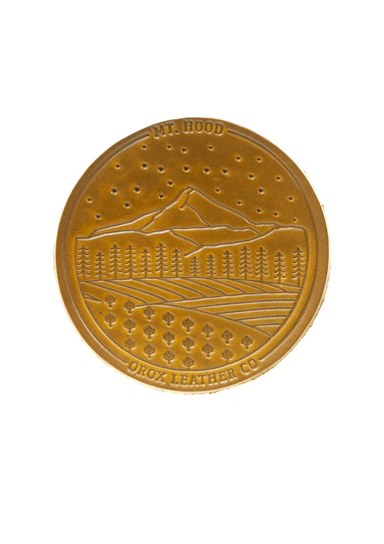 Orox Leather Co. Oregon Mt. Hood Travel Coaster Best Sellers