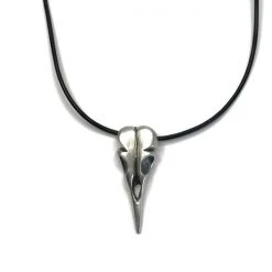 Bird Skull On Leather 18