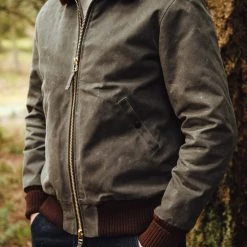 Dehen 1920 Flyer's Club Jacket Waxed Canvas