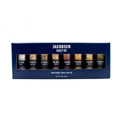 Kitchen 8 Vial Infused Salt Set By Jacobsen Salt Co.