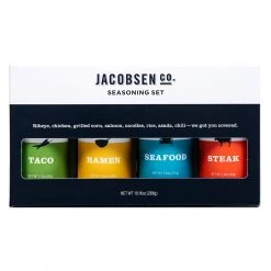 Jacobsen Salt Co. Seasoning 4-Pack Gift Set Food