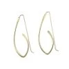 Julie Cooper Designs Jewelry Medium My BFF Brass Earrings