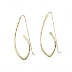 Julie Cooper Designs Jewelry Medium My BFF Brass Earrings