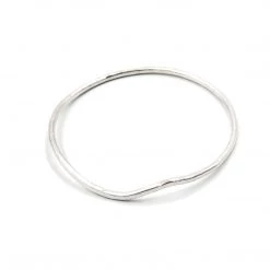 Julie Cooper Designs Fluid Bangle In Sterling Silver Jewelry