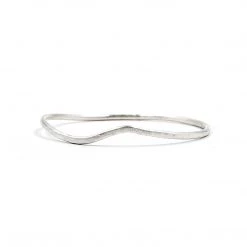 Julie Cooper Designs Fluid Bangle In Sterling Silver Jewelry