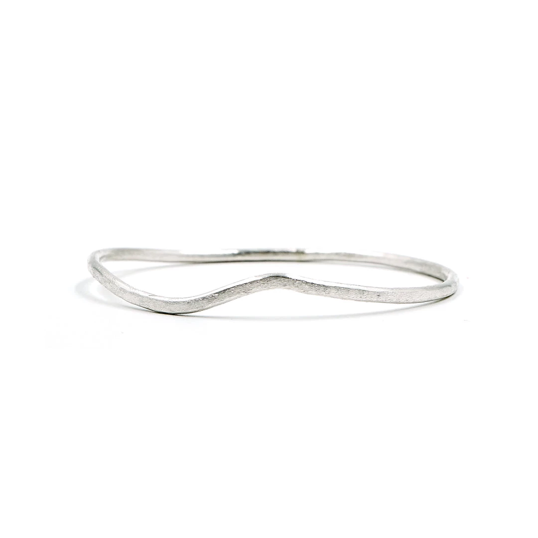 Julie Cooper Designs Fluid Bangle In Sterling Silver Jewelry