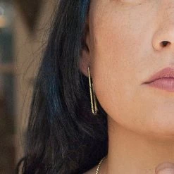 Julie Cooper Designs Brass Emmy Earrings