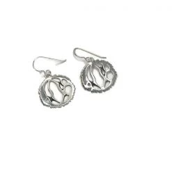 Seed Dangle Earrings Sterling Silver By Kate Slater Jewelry