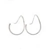 Julie Cooper Designs Jewelry Large Jules Hoops In Sterling Silver