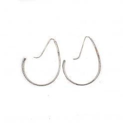 Julie Cooper Designs Jewelry Large Jules Hoops In Sterling Silver