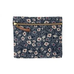 Kiriko Accessories Large Flat Zipper Pouch