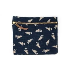 Kiriko Accessories Large Flat Zipper Pouch