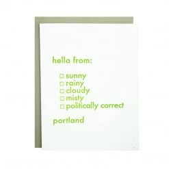 MadeHere Hello From Portland Card For Grads
