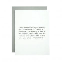 MadeHere PDX For Dad I Know It's Not Your Birthday Card