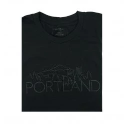 MadeHere PDX Portland Skyline Black T-Shirt