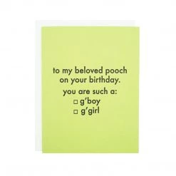 MadeHere To My Beloved Pooch Card