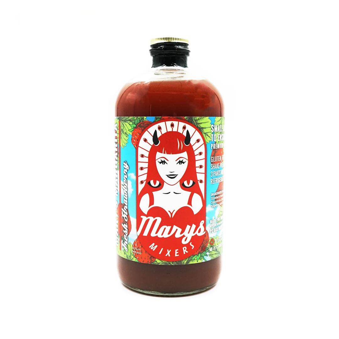 Mary's Mixers Fresh Strawberry Mix Beverages