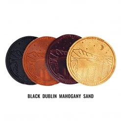 Orox Leather Co. Leather Goods Oregon Crater Lake Travel Coaster