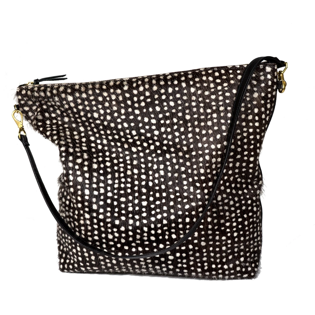 Dots Cowhide Hobo By Primecut Accessories