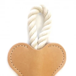 Veg Tan Leather Tug Toy By House Dogge Support Minority Owned Businesses