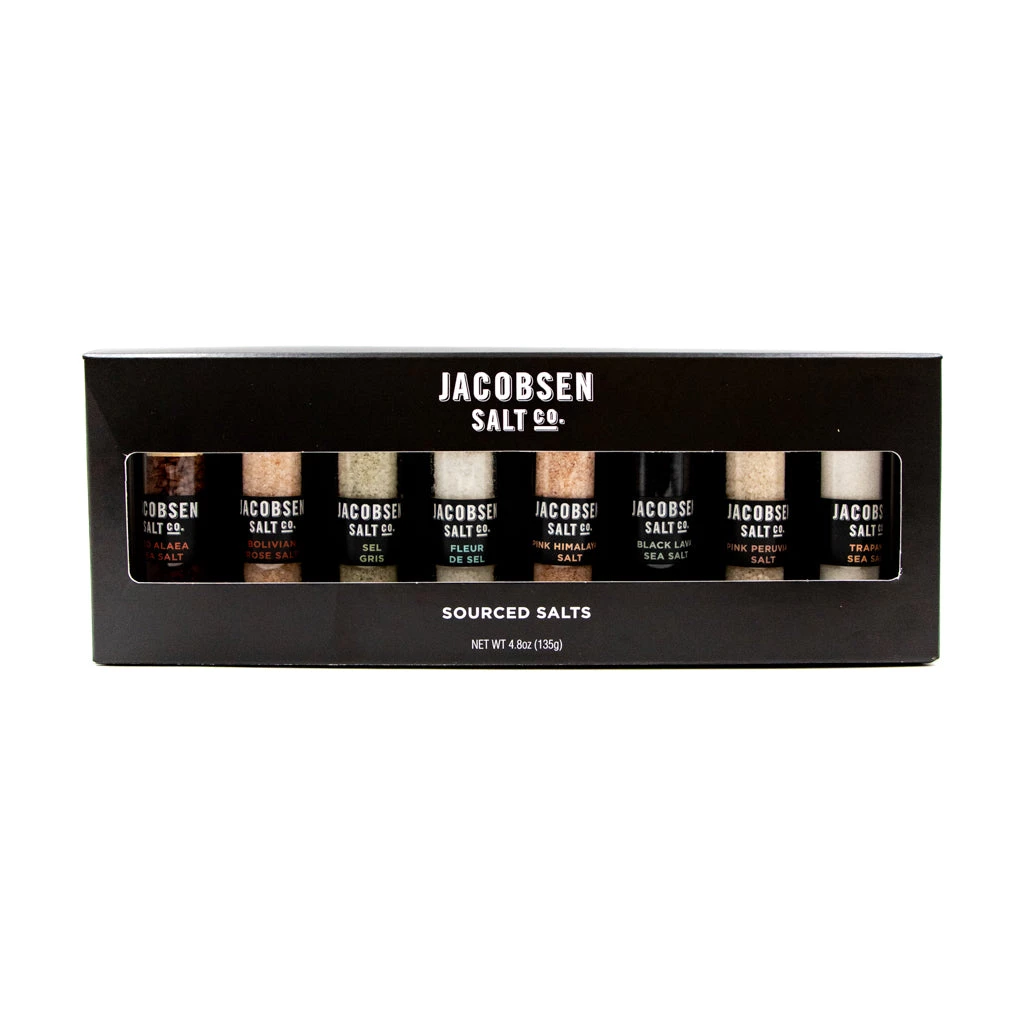 Jacobsen Salt Co. 8-Vial Sourced Salt Set Best Sellers
