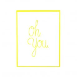 Sparkle Press For Mom Oh You Card