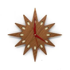 Home Essentials Starburst Mod Clock By Incidental Design