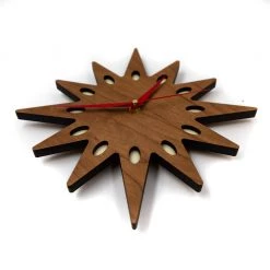 Home Essentials Starburst Mod Clock By Incidental Design