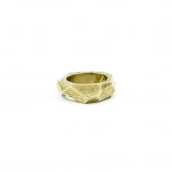 Third Eye Assembly Lattice Ring Brass Jewelry