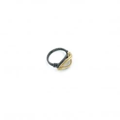 Third Eye Assembly Moonstone 14K Yellow Gold & Stealth Wire Wrapped Ring For Grads